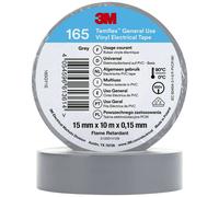 3M Temflex™ 165 165GY1E Ruban isolant Temflex™ 165 gris (L x l) 10 m x 15 mm