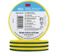3M Temflex™ 165 165YG6E Ruban isolant Temflex™ 165 jaune (L x l) 25 m x 19 mm