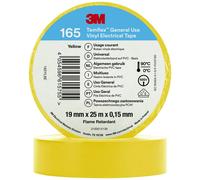 3M Temflex™ 165 165YL6E Ruban isolant Temflex™ 165 jaune (L x l) 25 m x 19 mm