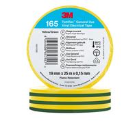 3M Temflex™ 165 165YG6E Ruban isolant Temflex™ 165 jaune (L x l) 25 m x 19 mm