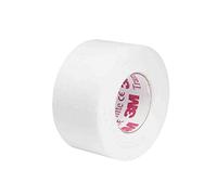 3M Transpore White, Patch chirurgical perforé avec support en rayonne de polyester, Délicat, Déchirure bidirectionnelle, Hypoallergénique, Respirant, Taille 25 mm x 9,14 m, Paquet de 12 rouleaux