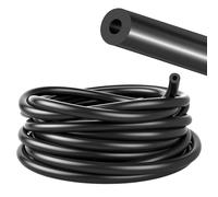 3M Tuyau Essence en Silicone Haute Température,Tuyau Silicone 5mm de Diamètre Intérieur 10mm de Diamètre Extérieur,Tube Sous Vide Haute Température Convient à la plupart des véhicules(5mm ID-10mm OD)