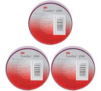 3M TVIO1925 Temflex 1500 Ruban isolant électrique en vinyle, 19 mm x 25 m, 0,15 mm, violet (Lot de 3)