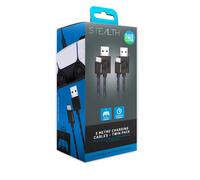 3M Twin Premium Braided Play & Charge Cables for PS5 (Sony Playstation 5)