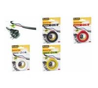 3M Scotch Ruban Electrique 10 m x 15 mm Rouge