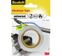 Scotch Ruban adhésif universel électrique 15 mm x 10 m Blanc