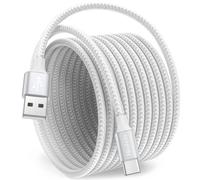 3m Usb C Cable, Long Usb A To Usb C Fast Charging Nylon Braided Usb Cable Charger Cord For Iphone 15 16, Samsung Galaxy S24 A55 A13 A15 A16, Pixel, Redmi