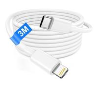 3M USB C to Lightning Cable [Apple MFi Certified], iPhone USB C Cable for iPhone 14 13 12 Pro Max/14 Plus/11/XS/X/8, Long iPhone Fast Charging Cable Lightning USB C Wire Charging Cable 3M Charger