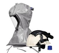 3M Versaflo Cagoule légère Premuim S805E avec coutures scellées, col intérieur, adaptateur pour fixation sur un casque de protection, S-960 et 3M Casque G3001, S-865E x1 morceau