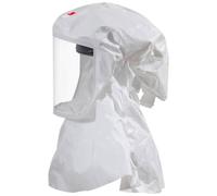 Cagoule légère à usage unique 3M Versaflo S433L avec support de tête intégré, matériau textile universel, avec protection supplémentaire pour le cou et les épaules, taille M/L Matériau : Web 24 x1 mor