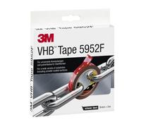 3m Vhb Hochleistungsklebeband 5952f, 19 Mm X 3 M, Schwarz - Par 1 - Rubans De Montage & Velcro, Scotch