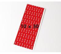 3M-VHB Lot de 1 ruban adhésif double face extra fort - 10 x 30 cm - Collage sans perçage - Bandes adhésives pour étagère de douche, robinets, miroirs, etc. | Salle de bain, cuisine, voiture, bateau,