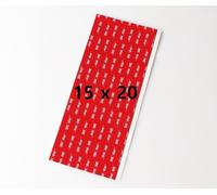 3m-Vhb Lot De 1 Ruban Adhésif Double Face Extra Fort-15 X 20 Cm-Collage Sans Perçage-Bandes Adhésives Pour Étagère De Douche,Robinets,Miroirs,Etc.Salle De Bain,Cuisine,Voiture,Bateau
