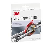 3M VHB ruban adhésif 4910F, transparent, 19 mm x 3 m, 1 mm x1 morceau