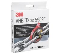 3M Ruban mousse double-face VHB 5952F - Excellente adhésion - Noir 19 mm x 3 m, 1,1 mm