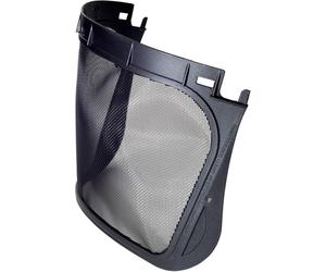 3M visière 5C-1 visière filet acier inoxydableTaille du filet : 0,24; 2,5x1,8mm Réduction de la lumière : 24%, poids : 54g disponible séparément : support V5 pour casques de protection 3M x1 morceau
