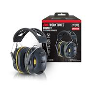 3M Protection auditive WorkTunes Connect 90570E-1, Bluetooth serre-tête, SNR 33 dB, 94-110 dB, noir