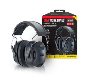 3M Worktunes Connect Solar Casque Anti-Bruit Sans Fil
