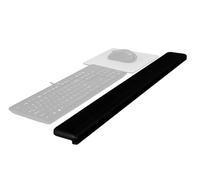 3M WR200B Repose-poignet en gel pour bureau debout pour différentes positions de travail Noir 76,5 x 2,5 x 8,3 cm