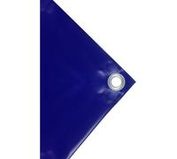 3m x 4m bâche de couverture - bâche PVC 600 g/qm - bleue -