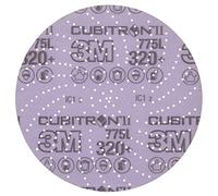 3M Xtract Cubitron II Disque film ponçage propre 775L, 152 mm, 320+, 50 Disques par paquet