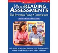 3Minute Reading Assessments Prehension Word Recognition Fluency amp Comprehension by Timothy Rasinski & Nancy Padak & Edited by Joanna Davis Swing Nancy Padak, Timothy V. Rasinski (Auteur)