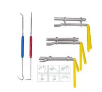 3mirrors Lot de 5 Outils d'installation de Joints hydrauliques et Crochet et Outils de crochetage en U - Kit d'outils d'installation de Joints de Cylindre hydraulique avec Crochet de Joint d'huile