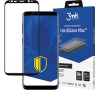 3MK 3D Verre dur Max pour Samsung Galaxy S9+ avec dureté 9H, noir