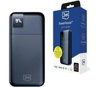 Batterie de Secours 20000 mAh 2x USB et USB-C Voyant LED Noir