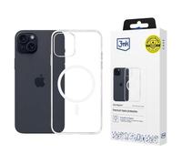 3MK Clear MagCase coque pour téléphone 6.12" Housse Transparent pour Apple iPhone 15