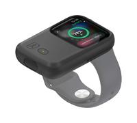 3mk Coque Batterie Induction pour Apple Watch 49mm Silicone Autonomie 15h Noir