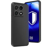 3mk Coque pour Xiaomi 14T Pro Antichoc Souple Mat Noir
