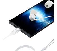 3mk Écouteurs intra-auriculaires USB-C résistants à la transpiration Blanc kit mains‑libres