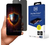 3mk Film de protection d'écran Privatisation Film pour téléphone portable Silky Matt Privacy pour Samsung Galaxy S25+ Self-Heal