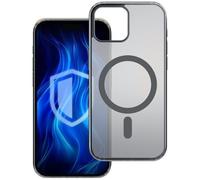 3MK Frosty MagCase coque pour téléphone 6.1" Housse Noir et Transparent pour Apple iPhone 15