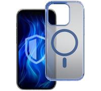 3MK Frosty MagCase coque pour téléphone 6.3" Housse Bleu et Transparent pour Apple iPhone 16 Pro