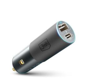 3MK HyperCar Charger USB-C/USB 100W Black