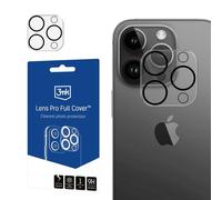 3mk Lens Pro Full Cover - Verre pour objectif de caméra pour iPhone 15 Pro / 15 Pro Max