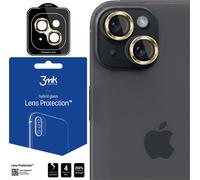 3mk Lens Protection Pro protecteur de caméra pour Apple iPhone 15 Plus, doré