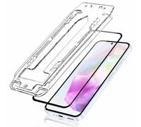 Lot de 2 Verre Trempé pour Galaxy A56 avec Cadre Applicateur 3mk Noir / Transparent