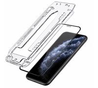 3mk Lot de 2 Verre Trempé pour iPhone 11 Pro avec Applicateur Pose Précis