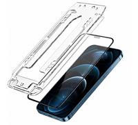Lot de 2 Verre Trempé pour iPhone 12 Pro Max avec Cadre Applicateur 3mk Noir / Transparent