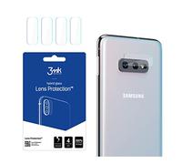 3MK Lot de 4 protections pour appareil photo arrière anti-chocs 100 % compatibles avec SA Galaxy S10E Transparent