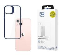 3MK Satin Armor Case+ coque pour téléphone 6.1" Housse Bleu et Transparent pour Apple iPhone 14