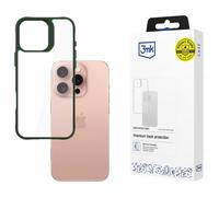 3MK Satin Armor Case+ coque pour téléphone 6.3" Housse Vert et Transparent pour Apple iPhone 16 Pro