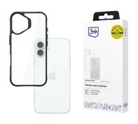 3MK Satin Armor Case+ coque pour téléphone 6.7" Housse Vert et Transparent pour Apple iPhone 16 Plus