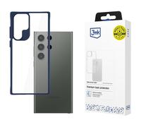 3MK Satin Armor Case+ coque pour téléphone 6.8" Housse Bleu et Transparent pour Samsung Galaxy S24 Ultra