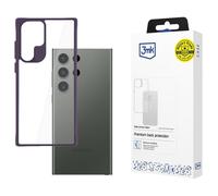 3MK Satin Armor Case+ coque pour téléphone 6.8" Housse Violet et Transparent pour Samsung Galaxy S24 Ultra