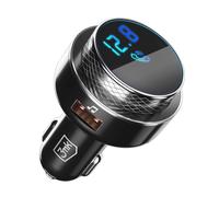 3mk Transmetteur FM Bluetooth Chargeur Allume-cigare USB Quick Charge 30W Noir