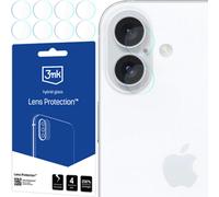 3mk verre hybride Lens Protection pour Apple iPhone 16 caméra lentille de l'appareil photo 0,16mm 6H (4 pièces)